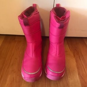 Land’s End Pink Snow Boots